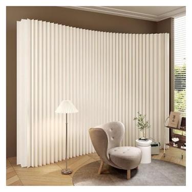 Imagem de Room divider O divisor de ambientes de papel é dobrável e extensível, good para decoração de casa, escritórios, lojas de roupas e cenários de casamento.(2-2.5X2M)