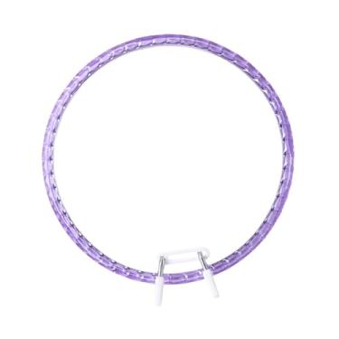 Imagem de Colaxi Bastidor de bordado para ponto cruz, aro circular de 16 cm com mola para decoração de festas, guirlandas, decoração de parede e costura, Tolet