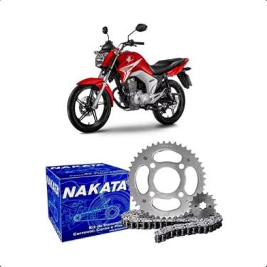 Imagem de Kit Relação Transmissão Nakata Honda Cg 150 Sport 2005-2008