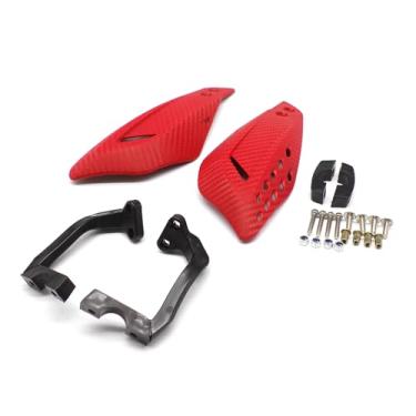 Imagem de REWOLFNUS Protetores de mão de motocicleta, 22 mm, protetor de guidão universal, para bicicleta suja, quadriciclo, Yamaha, Kawasaki, Suzuki, Honda