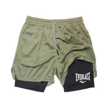 Imagem de Shorts De Compressão Masculinos De Secagem Rápida Everlast Estampados 
