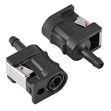Imagem de Luqeeg Conector de Mangueira de Combustível Externo de 8mm, Resistente e Resistente à Ferrugem - Conector Fêmea de Linha de Combustível de Conexão Rápida para Motores de Barco - Linha de de Motor