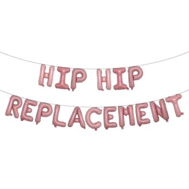 Imagem de Faixa de balão de substituição de quadril com glitter para homens, artigos de festa de aniversário, ideias e presentes, decorações de aniversário para adultos de 21, 30, 40, 50, 60, 70, 80 anos