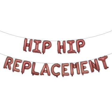 Imagem de Faixa de balão de substituição de quadril com glitter para homens, artigos de festa de aniversário, ideias e presentes, decorações de aniversário para adultos de 21, 30, 40, 50, 60, 70, 80 anos