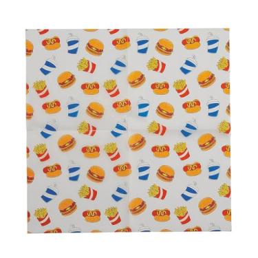 Imagem de Forros de cesta de comida rápida de 30,5 cm x 30,5 cm - 12 peças