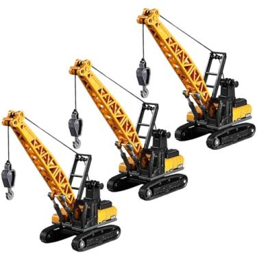 Imagem de 3 Guindastes Miniatura Brinquedo Infantil GLW Articulada