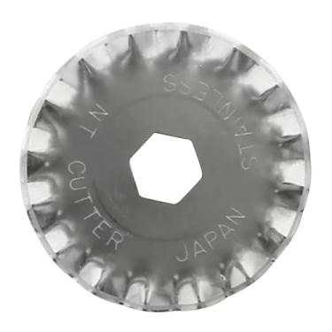 Imagem de NT Cutter Lâminas rotativas de 28 mm para cortador rotativo e cortador circular de tecido grande, 2 lâminas/pacote, 1 pacote (BW-28P)