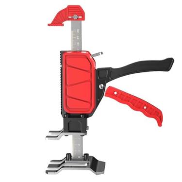 Imagem de Levantador De Precisão Regulador De Altura Profissional Para Nivelamento De Piso Porcelanato Drywall Móveis E Instalações Com Ajuste Fino Kit Com 2 Peças