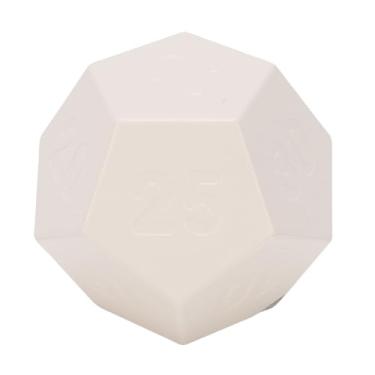 Imagem de Asixxsix Temporizador de Cubo de 12 Lados, Temporizador Pomodoro de Cubo Recarregável Com Função de Lembrete, Ferramenta de Gerenciamento de Tempo para Crianças e Sala de Aula, Cozinha, (Branco)