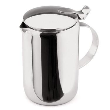 Imagem de Bule De Aço Inox Com Tampa Alça 550ml Café Chá Leite Água Serviço De M