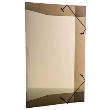 Imagem de Pasta com aba elástico ofício - Line - transparente fumê - 0254.i - Dello