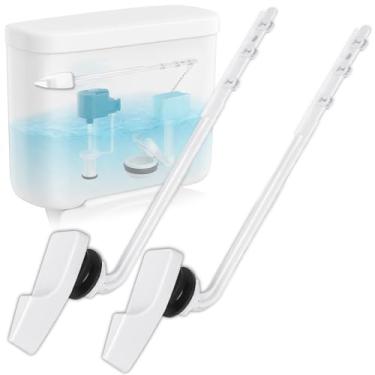 Imagem de Lydia's Deal Pacote com 2 kit de substituição de alça de vaso sanitário, alavanca de substituição universal para tanque de vaso sanitário, alavanca de viagem para tanque de vaso sanitário, fácil de
