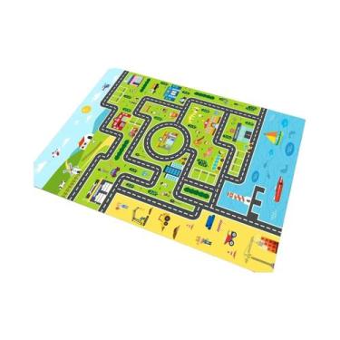 Imagem de Tapete Interativo De Tráfego Para Crianças, Tapete De Atividades Para 