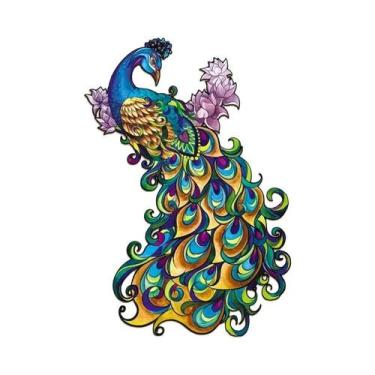 Imagem de Quebra-Cabeça De Madeira De Animais Para Adultos E Crianças, Quebra-Ca