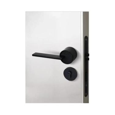 Imagem de Fechadura Magnética Moderna Amarela Bronze Para Porta De Quarto, Silen