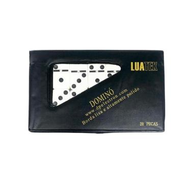 Imagem de Jogo De Dominó 8 28 Peças Luatek Preto