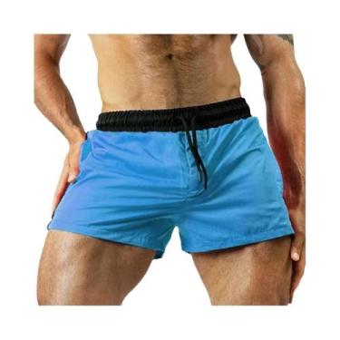 Imagem de Shorts Esportivos Masculinos Camuflados De Secagem Rápida E Respirávei