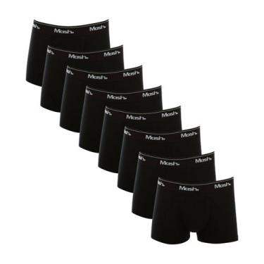 Imagem de Kit 8 Cuecas Boxer Mash 110.04 Adulto Original Algodão, G, Sortido