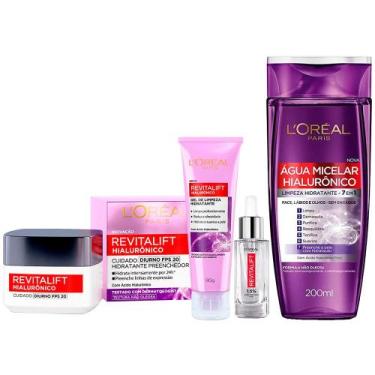 Imagem de L'Oréal Paris Revitalift Hialurônico Kit  Água Micelar + Gel de Limpez