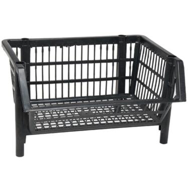 Imagem de Cesto Organizador 44cm Preto - Cpp10 - 3s Sabonaro Cesto Preto 44cm - Cpp10 - 3s Sabonaro