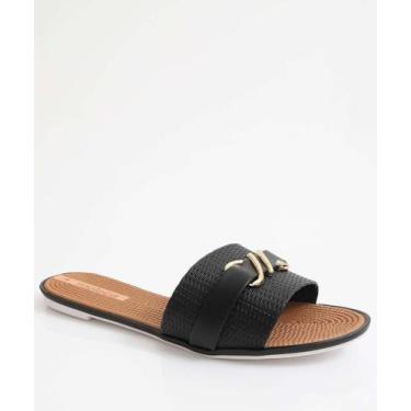 Imagem de Rasteirinha Feminina Moleca Preto-34046, 37, Preto