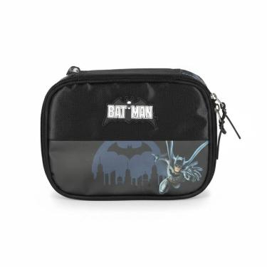 Imagem de Estojo Box Escolar Batman Preto - Luxcel