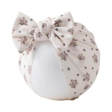 Imagem de Toucas Turbante Para Bebês Com Estampa De Flor, Coração, Margarida, Bo