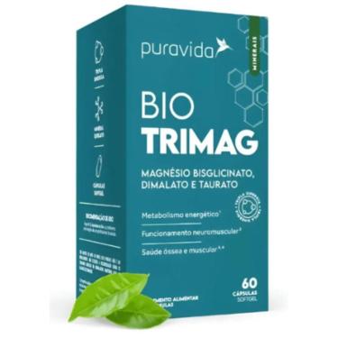 Imagem de Bio Trimag Trio Magnesio 60 Capsulas Soft Gel - PuraVida-Unissex