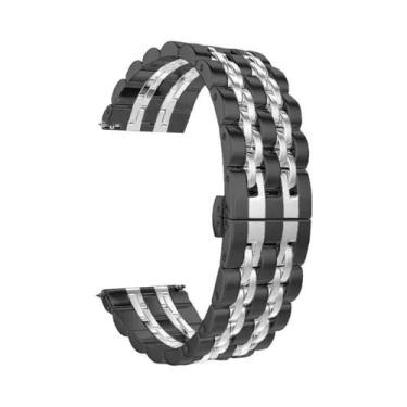 Imagem de Pulseira De Aço Inoxidável 22mm 20mm Para Samsung Galaxy Watch 3 4 5 G