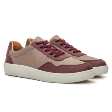 Imagem de Sapatenis Feminino Nice Areia/bordo Samello-Masculino
