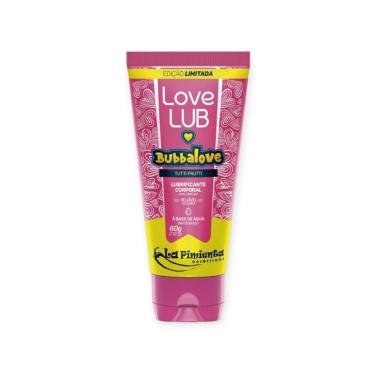 Imagem de Lubrificante Íntimo Bubbalove Tutti-frutti à Base de Água 60G com Aroma Doce para Confo...