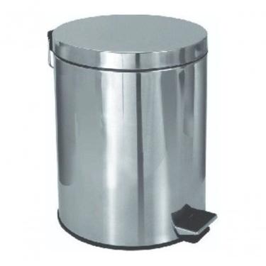Imagem de Lixeira com Pedal 20L Aço Inox com Abertura por Acionamento e Cesto Interno Removível Inox