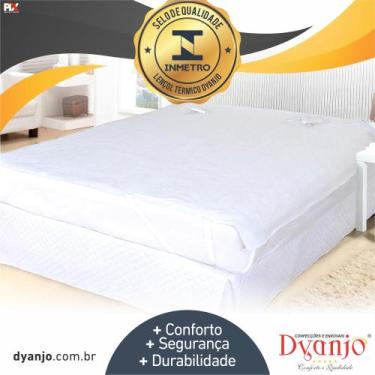 Imagem de Lençol Térmico Queen SELO INMETRO 2 Temperaturas 110/220W Dyanjo Inver