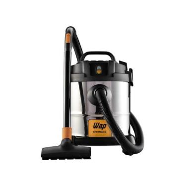 Imagem de Aspirador de Pó e Água WAP GTW Inox 1400W 12 Litros 127V, Inox e Preto