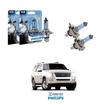 Imagem de Lâmpadas Farol Ford Explorer Philips H4 BlueVision