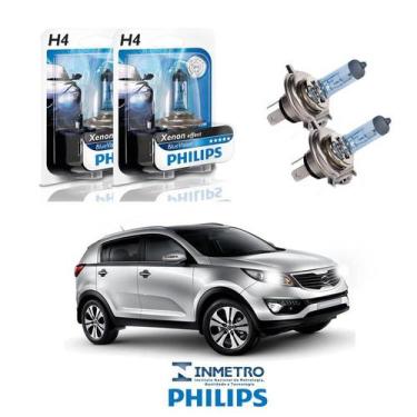 Imagem de Lâmpadas Farol KIA Sportage Philips H4 BlueVision