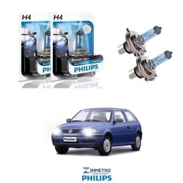Imagem de Lâmpadas Farol Volkswagen Pointer Philips H4 BlueVision