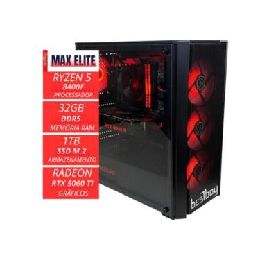 Imagem de Gamer max elite bestboy ryzen 5 8400f b650m 32gb ssd m.2 1tb fonte 500