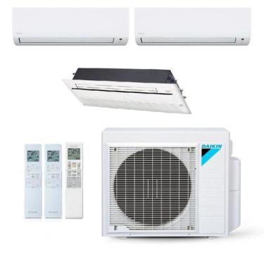 Imagem de Ar-Condicionado Multi Split Inverter Daikin 24.000 BTUs (2x Evap HW 9.