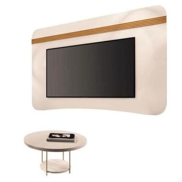 Imagem de Painel Suspenso Armony Off White Cinamomo Com Mesa De Centro Sky Off W