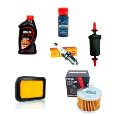 Imagem de Kit Filtro Ar e Yamalube Militec Vela Fazer 150 Xtz 150 - YAMAHA