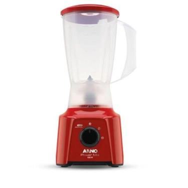 Imagem de Liquidificador Power Mix limpa fácil lq34 Vermelho 1,4 litros 700W 220