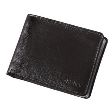 Imagem de Carteira Masculina M36 em couro café. - Mariart Couros