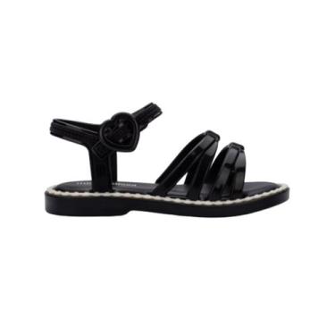 Imagem de SANDÁLIA MINI MELISSA AURORA BB 38035 Cor:PretoTamanho:26/27, Preto, 2