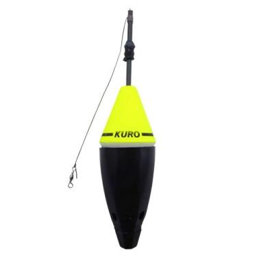 Imagem de Bóia Cevadeira Kuro Lastro 59g - Jr Pesca, Amarelo