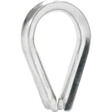 Imagem de Anilha/sapatilho Para Cabo de Aço, 4,76 mm - 3/16", Inox Vonder OstenV