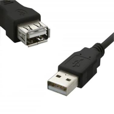 Imagem de Cabo Extensor Multilaser WI026 USB 2.0 1.8m Preto