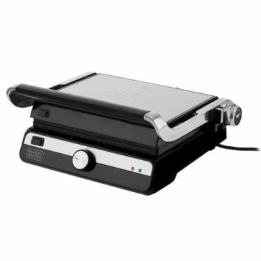 Imagem de Grill Elétrico com Abertura 180º Gourmand Gris 220 V Black+Decker, Ino