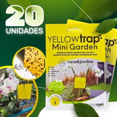 Imagem de Armadilha Amarela Yellow Trap Mini Garden 20un Controle e Monitorament