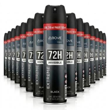 Imagem de Kit com 24un Desodorante Antitranspirante Above Maxx Extreme Black 250